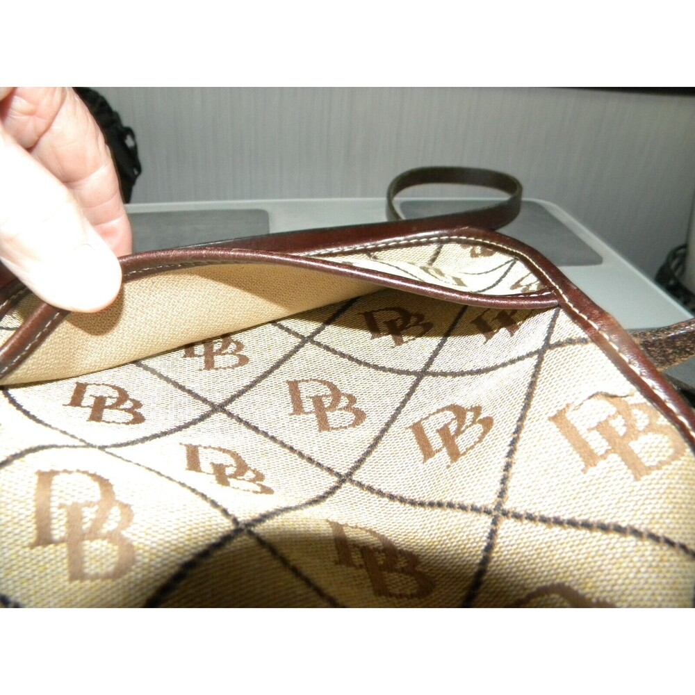 Dooney & Bourke Signature Canvas Crossbody Bag Small - Picture 15 of 16